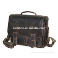 men long shoulder strap leather pc bags